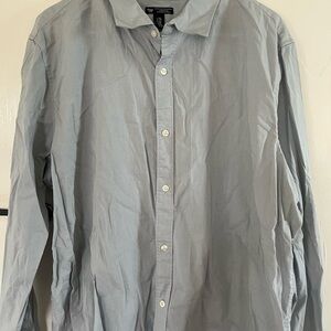 GAP Men's Light Gray Dress Shirt
